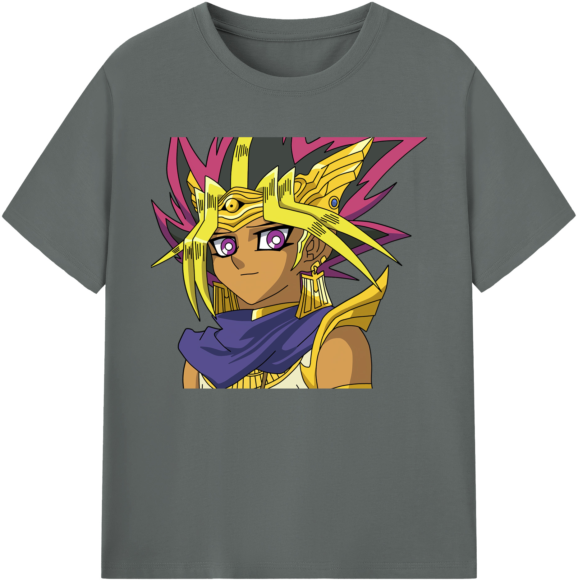 （画像用） 遊☆戯☆王 Yu-Gi-Oh! 綿100％ メンズ半袖Tシャツ｜肌触りやわらか＆通気性